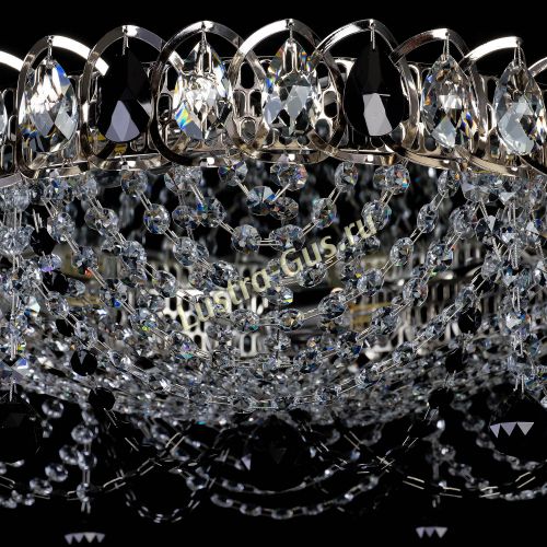 Люстра Жасмин №1 черная в Симферополе Гусь Хрустальный