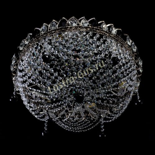Люстра Жасмин №1 черная в Симферополе Гусь Хрустальный