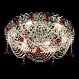 Люстра Жасмин №1 красная в Симферополе