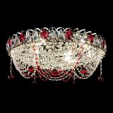 Люстра Жасмин №1 красная в Симферополе