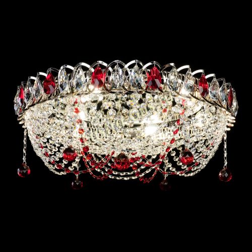 Люстра Жасмин №1 красная в Симферополе Гусь Хрустальный
