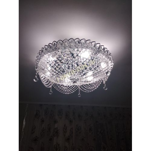 Люстра Жасмин №1 - 6 ламп в Симферополе Гусь Хрустальный