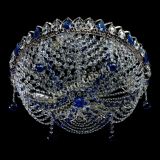 Люстра Жасмин №1 синяя в Симферополе