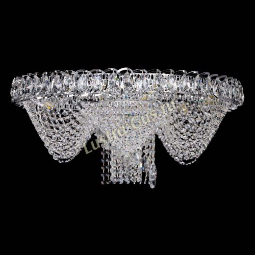 Люстра Жасмин Каскад 600 мм в Симферополе Гусь Хрустальный