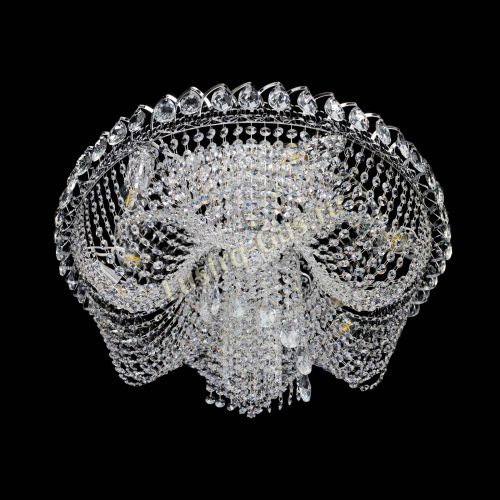 Люстра Жасмин Каскад 600 мм в Симферополе Гусь Хрустальный