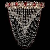 Люстра ﻿Жасмин Веер красная в Симферополе