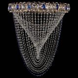 Люстра ﻿Жасмин Веер синий в Симферополе