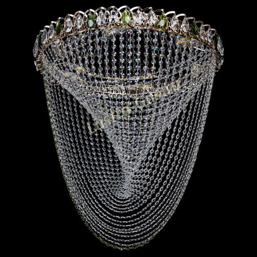 Люстра ﻿Жасмин Веер зеленый в Симферополе Гусь Хрустальный