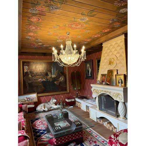 Люстра Елизавета №13 Купол в Симферополе Гусь Хрустальный