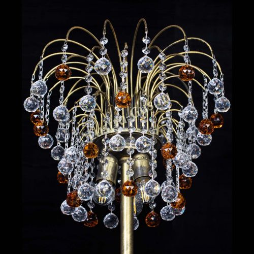 Торшер Агата шар под бронзу Чайный в Симферополе Гусь Хрустальный