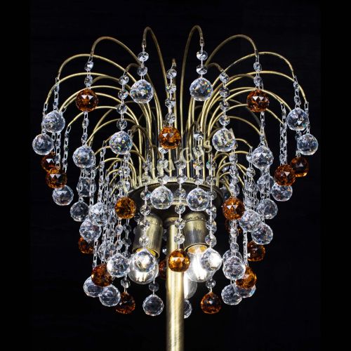 Торшер Агата шар под бронзу Чайный в Симферополе Гусь Хрустальный