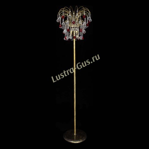 Торшер Агата шар под бронзу Красный в Симферополе Гусь Хрустальный