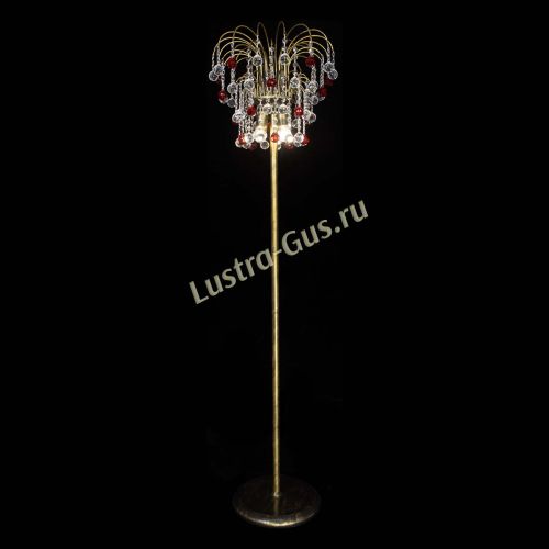 Торшер Агата шар под бронзу Красный в Симферополе Гусь Хрустальный