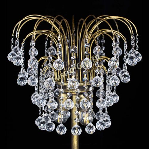 Торшер Агата шар под бронзу в Симферополе Гусь Хрустальный