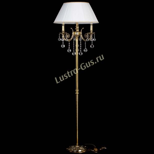 Бронзовый торшер Антик №3/2 шар в Симферополе Гусь Хрустальный