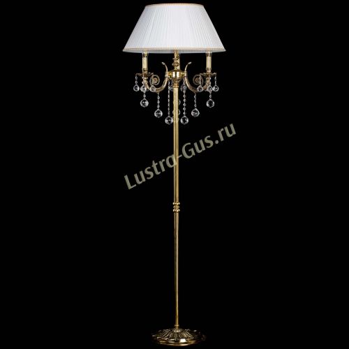 Бронзовый торшер Антик №3/2 шар в Симферополе Гусь Хрустальный