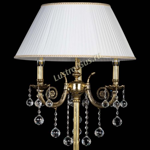 Бронзовый торшер Антик №3/2 шар в Симферополе Гусь Хрустальный