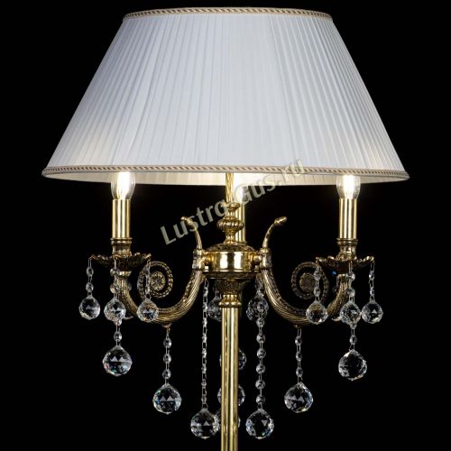 Бронзовый торшер Антик №3/2 шар в Симферополе Гусь Хрустальный