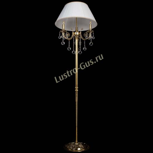 Бронзовый торшер Антик №3/2 шар в Симферополе Гусь Хрустальный