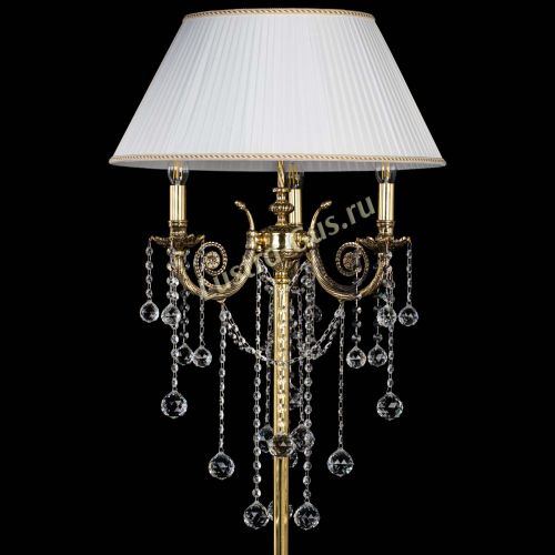 Бронзовый торшер Антик №3 шар в Симферополе Гусь Хрустальный