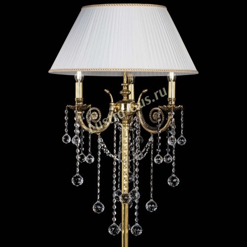 Бронзовый торшер Антик №3 шар в Симферополе Гусь Хрустальный