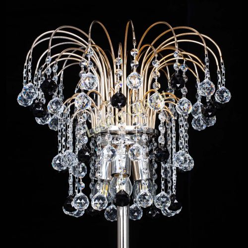 Торшер Акация шар черный в Симферополе Гусь Хрустальный