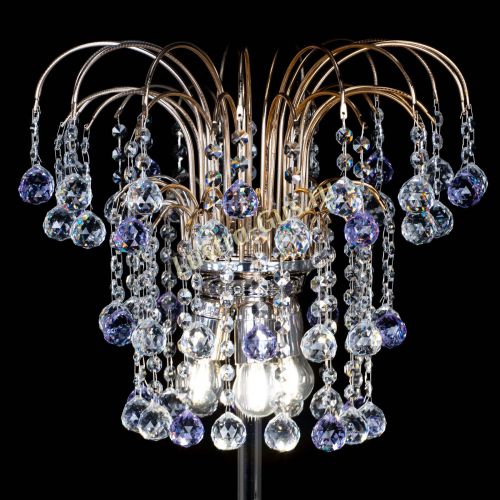 Торшер Акация шар фиолетовый в Симферополе Гусь Хрустальный