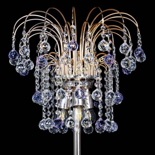 Торшер Акация шар фиолетовый в Симферополе Гусь Хрустальный