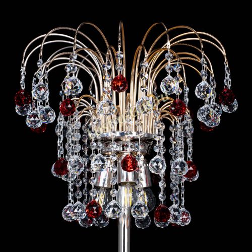 Торшер Акация шар красный в Симферополе Гусь Хрустальный