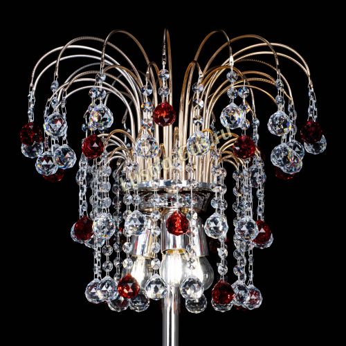 Торшер Акация шар красный в Симферополе Гусь Хрустальный