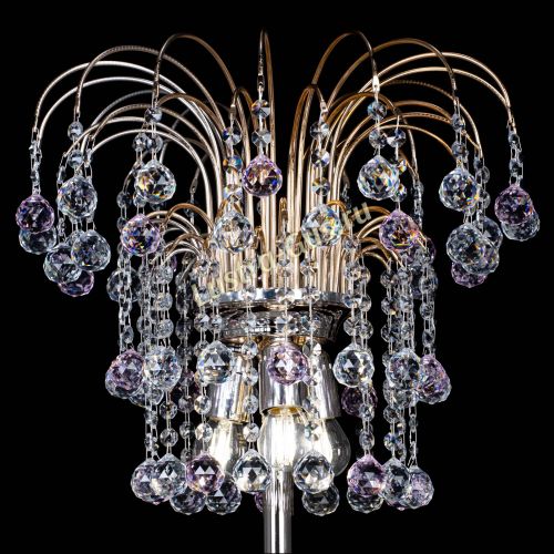 Торшер Акация шар розовый в Симферополе Гусь Хрустальный