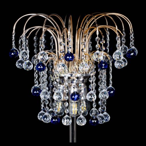 Торшер Акация шар синий в Симферополе Гусь Хрустальный