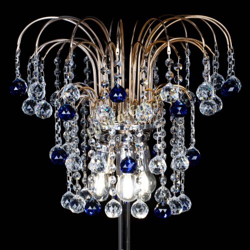 Торшер Акация шар синий в Симферополе Гусь Хрустальный