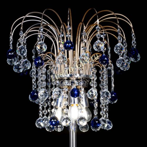 Торшер Акация шар синий в Симферополе Гусь Хрустальный