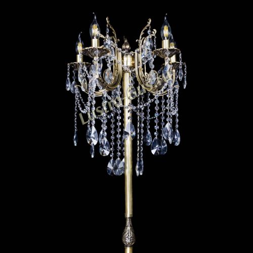 Бронзовый торшер Матильда №2 лучик в Симферополе Гусь Хрустальный