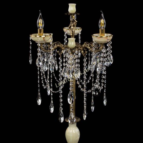 Торшер бронзовый Оникс №3/2 журавлик в Симферополе Гусь Хрустальный