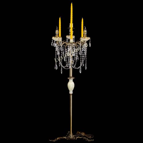 Торшер бронзовый Оникс №3 баден в Симферополе Гусь Хрустальный