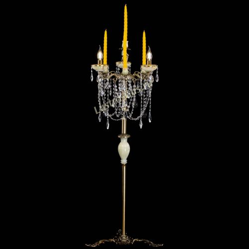 Торшер бронзовый Оникс №3 лучик в Симферополе Гусь Хрустальный