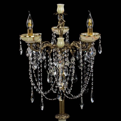 Торшер бронзовый Оникс №3 лучик в Симферополе Гусь Хрустальный