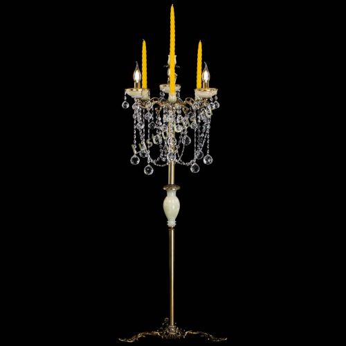 Торшер бронзовый Оникс №3 шар в Симферополе Гусь Хрустальный