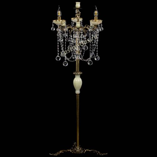 Торшер бронзовый Оникс №3 шар в Симферополе Гусь Хрустальный