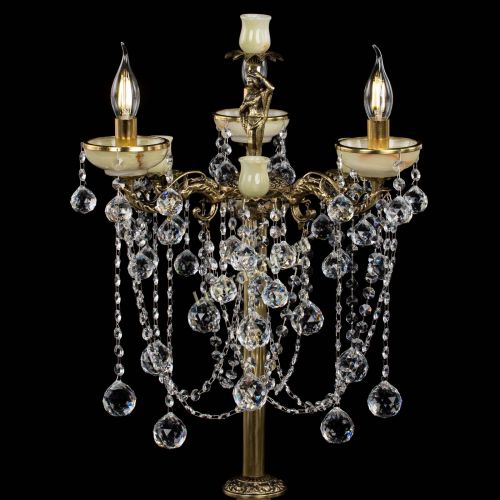 Торшер бронзовый Оникс №3 шар в Симферополе Гусь Хрустальный