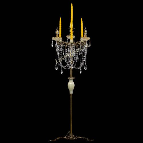 Торшер бронзовый Оникс №3 журавлик в Симферополе Гусь Хрустальный