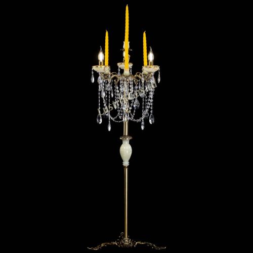 Торшер бронзовый Оникс №3 журавлик в Симферополе Гусь Хрустальный