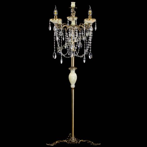 Торшер бронзовый Оникс №3 журавлик в Симферополе Гусь Хрустальный