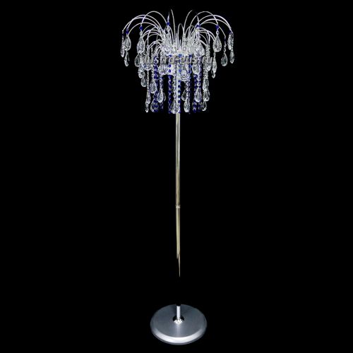 Торшер Каскад кулон короткий цветной в Симферополе Гусь Хрустальный