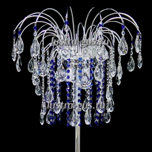 Торшер Каскад кулон короткий цветной в Симферополе Гусь Хрустальный