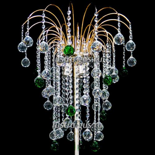 Торшер Каскад Шар средний цветной в Симферополе Гусь Хрустальный