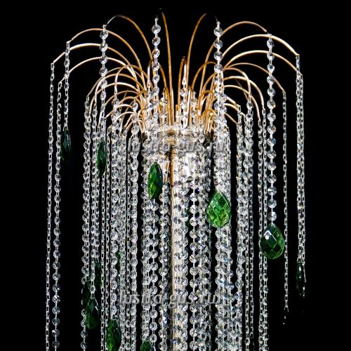 Торшер Каскад Винтаж длинный цветной в Симферополе Гусь Хрустальный