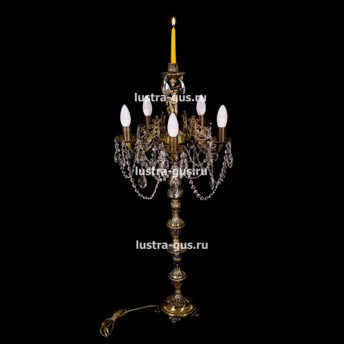 Торшер Изабелла богиня журавлик 5 ламп в Симферополе Гусь Хрустальный